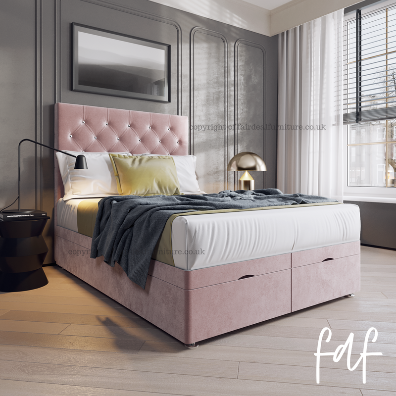 Paris Divan Bed Set with Storage Option