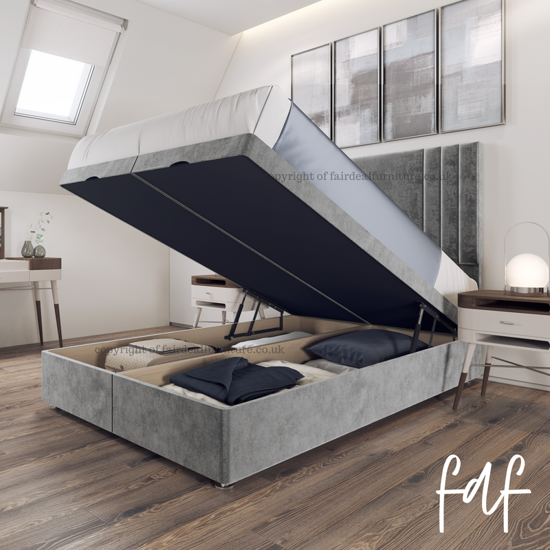 Hatford Divan Bed Set with Storage Option