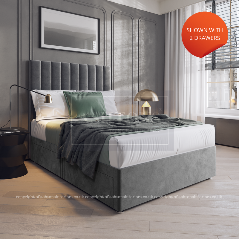 Lyon Divan Bed Set with Storage Option