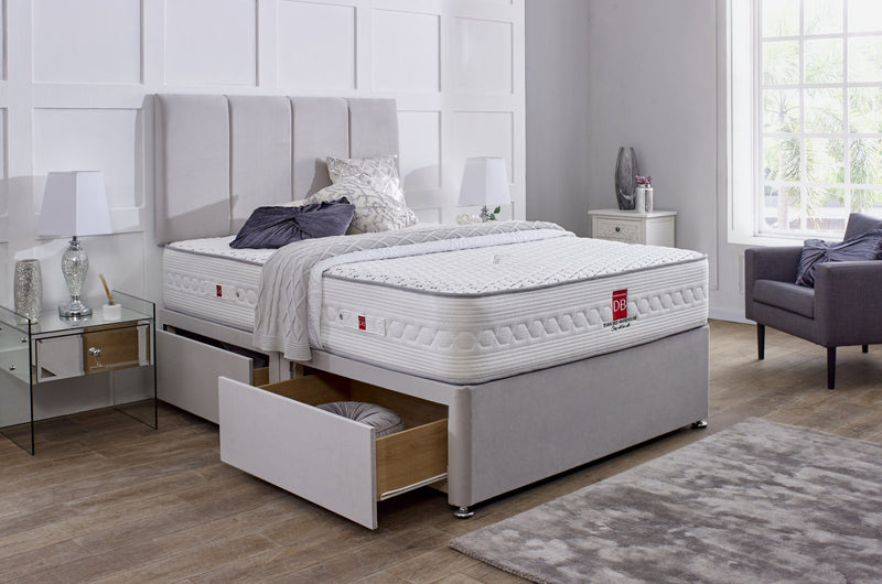 Stylish Lyon Divan Bed Set with Mattress Options